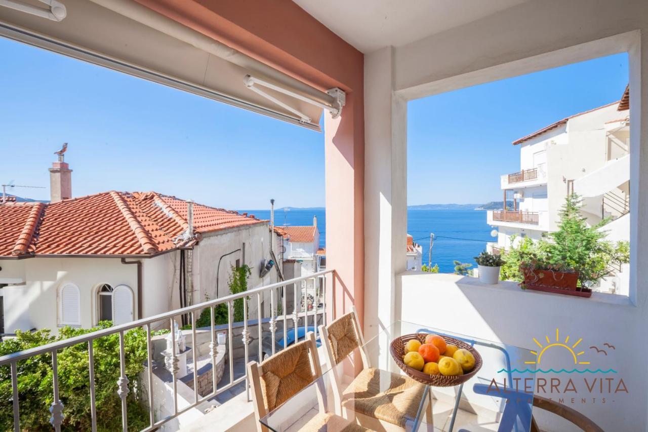 Alterra Vita Apartments Neos Marmaras Exteriör bild